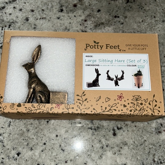 Uovo medio bordeaux con piedini in bronzo – Bottega d'Arte Stringa